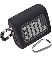 co2CREA Silicone Cover Replacement for JBL GO3 Go 3 Eco Waterproof Ultra Portable Bluetooth Speak...