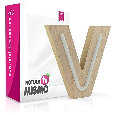 Letras de madera con luz led azul Cover