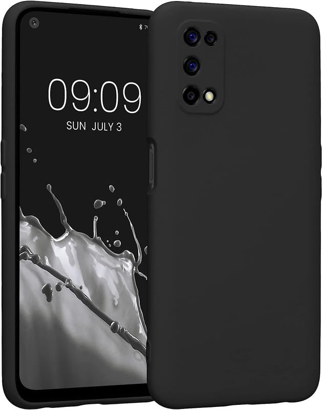 OneLike Premium Shockproof Silicone Camera Protection Ultra Slim Soft Flexible Protective TPU Back Cover for Realme 7 Pro - Black (B0C9X7GM3P) Amazon Price History, Amazon Price Tracker