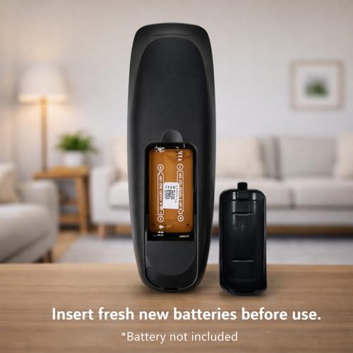 Image of Compatible with Crompton Ceiling Fan Remote Control Wireless for Smart & Easy Operation with Sleep Mode, Timer Mode and Speed Adjustment (Fan Not Included) (Pack of 1 Pc) (Black)