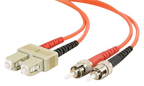 Câble de raccordement fibre optique SC ST 15m duplex gaine LSZH haute protection
