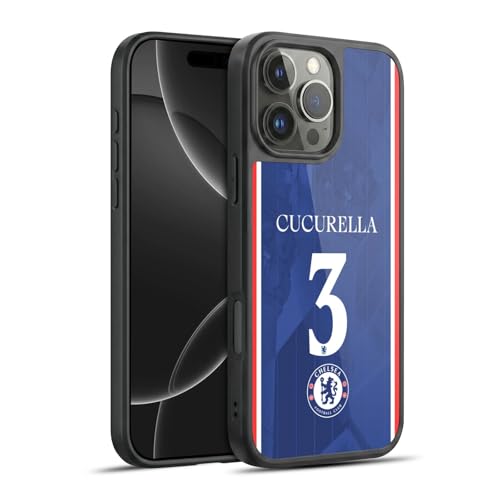 Coque iPhone 16 Pro Max Chelsea FC Cucurella pour supporters actifs