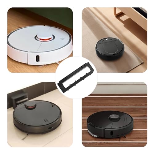 Hauptbürstenabdeckung Staubsauger Zubehör aus Hochwertigem für Roborock S7,S7+,S7 MaxV,S7 MaxV Plus,S7 MaxV Ultra,Q7,Q7+,Q7 Max,Q7 Max+,Ersatzbürstenschutz,Langlebig & Leicht zu Montieren (Schwarz)