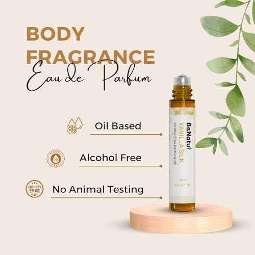 Benatu Vanilla Perfume Oil Roll On For Women, Alcohol Free Eau De Parfum,Travel Size Essential Oil Body Fragrance thumb #2