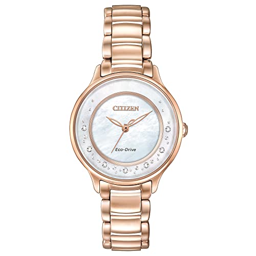 �V�`�Y�� Citizen Eco-Drive Women's EM0382-86D Circle of Time Rose Gold Watch [���s�A���i]
