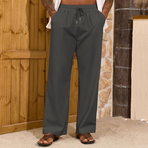 ZAFUL Men's Baggy Cargo Pants - Elastic Waist Drawstring Parachute Trousers with Pockets - Casual Street Hip Hop Style2