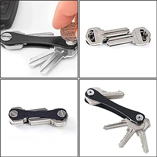 Premium Compact Key Organizer for Up to 12 Keys - Black - Image 5