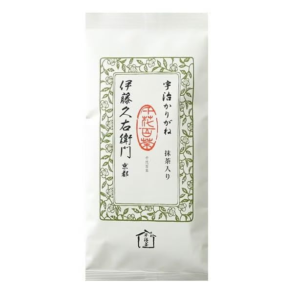 Image of ITOHKYUEMON KYOTO Uji Stalk Tea with Matcha, 0.17 lb, Matcha-iri Karigane, Japanese Loose Leaf Tea JAPAN