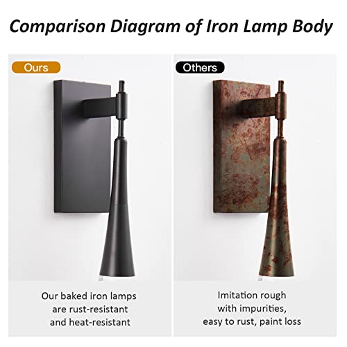 Modern Raindrop Crystal Wall Sconces Set Of Two,Matte Black Sconces Wall Lighting,7W 3000K Warm Led Bathroom Vanity Light Fixtures,Bedside Wall Lamp For Bedroom,Indoor Wall Light For Living Room #TOP4