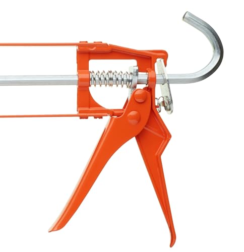 ProDec Contractor Skelett-Kartuschenpistole zum Auftragen von Kartuschendichtstoffen, Dichtungsmassen, Silikonen und Klebstoffen, sanfte Wirkung, ideal für Handwerk und Heimwerker