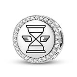 Magic Charms Plata de ley 925 Freemasonry Hourglass joyas Fit pulsera encanto étnico símbolos culturales regalos para mujeres