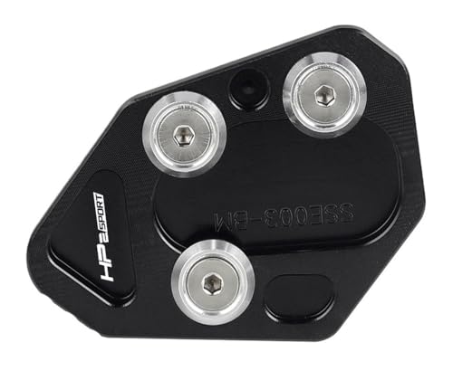 Accessoires moto BMW F800GT F800S : béquille latérale CNC et élargisseur de plaque
