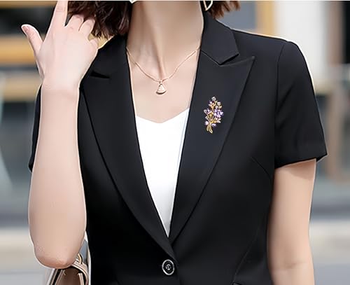 Image of Cameo Brooch Vintage Silver Tone Lady Portrait Brooch Pins for Women Victorian Jewelry Crystal Rhinestone Brooches for Hat Scarf Collar Lapel Handbags Shawls for Christmas