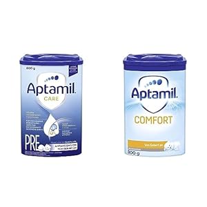 Aptamil Care PRE – Anfangsmilch von Geburt an, Mit DHA & Comfort – Spezialnahrung von Geburt an, Zum Diät Management, Bei Koliken, Blähungen & Verstopfungen, Palmöl, Milchpulver, 1x 800 g