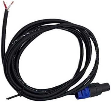2x Roar Speakon to Bare Wire 3M Speaker Lead Cable DJ Disco Amplifier