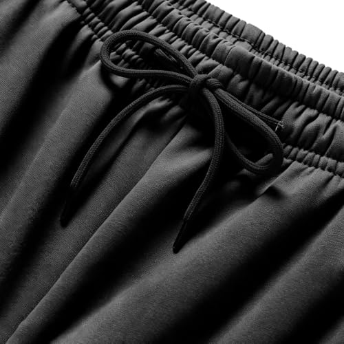 Mens Baggy Sweatpants Thermal Jogger Trousers Drawstring Elastic Waist - image 6
