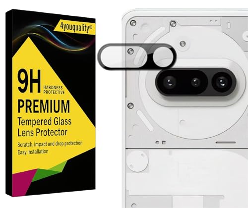 Image of 4youquality Back Camera Lens Protector Compatible with Nothing Phone 3A (1 Pack) | 9H Tempered Glass Camera Guard | Military-Grade Anti Scratch Protection | Ultra Clear HD Lens Film | Bubble-Free Easy Installation | Case Friendly