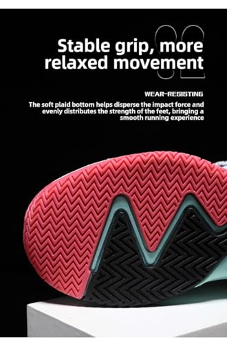 Boys Basketball Shoes 2025, Non-Slip Breathable Kids Athletic Sneakers for Outdoor Running, Lightweight Mesh Boys Sports Shoes with Cushioned Support4