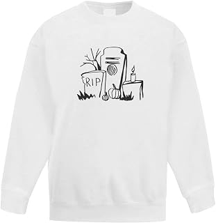 Azeeda 'Grave Stones' Kid's Sweatshirt/Jumper (14-15 Years) (KW00034674)