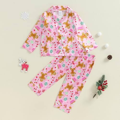 Twopumpkin Toddler Girl Boy Halloween Satin Silk Pajamas Button Down 2 Piece Pajama Set Little Kids Girls Pjs Nightgown2