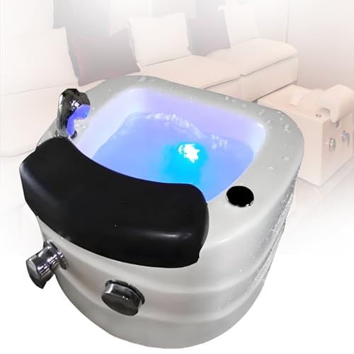 Spa acrílico para pies con control automático de temperatura de drenaje y masaje de burbujas para relajación y terapia de medicina tradicional