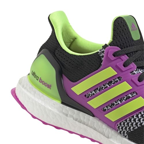 Image of adidas Women's Ultraboost 1.0, White /Lucid Lemon /Purple Burst, 7