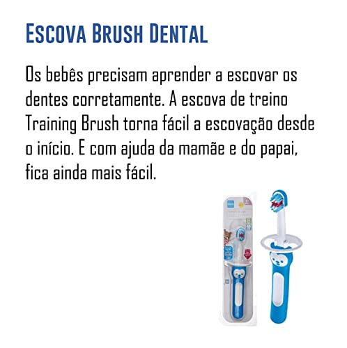 MAM, Escova de Dentes Training Brush, Azul