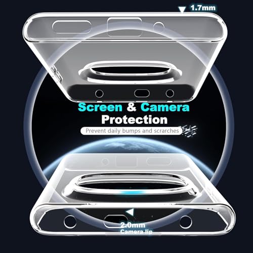 Image of REALCASE Silicone MI Redmi Note 14 Pro 5G Back Cover Case, Scratch Resistant Protective Crystal Clear Transparent Shock Proof Bumper Back Cover Case for MI Redmi Note 14 Pro /Poco X7 Pro 5G