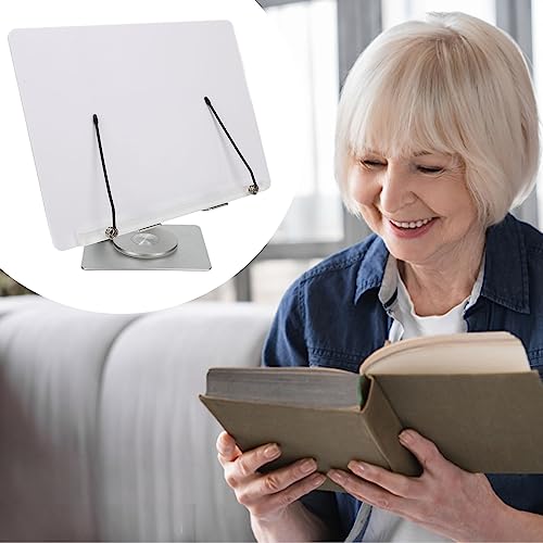Suporte de Livro Ajustável Em Altura, Suporte de Livro Dobrável Com As Mãos Livres Protege a Visão p