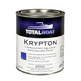 TotalBoat Krypton Copper Free Antifouling Bottom Paint for Fiberglass, Wood, Aluminum and Steel Boats, Outdrives and Trim Tabs (Blue, Quart)