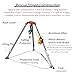 Rescue Tripod Confined Space Tripod Kit, Manhole Rescue Tripod with Rescue Winch & Fall Protection Device, Anti-Dropping Portable Emergency Life Saving Lifting Tool(1800LBS Winch - Load 400KG)