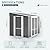8x6 FT Outdoor Storage Shed with Lockable Double Doors and Adjustable Side Door, Aluminum Frame, Weatherproof with Frame Floor, Compact Metal Utility Shed for Garden, Backyard and Patio