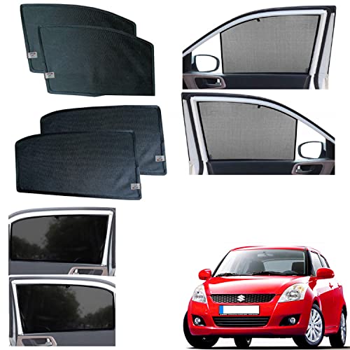 Image of WolkomHome car Fix Curtain Window Shades Half Curtains Sunshade for Swift Type-2