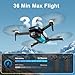 Drone with Camera, 2K HD FPV Drones for Adults, RC Quadcopter with Gravity Control, One Key Take Off/Land, Waypoint Fly, Gestures Selfie, 3 Speed Modes, Mini Drone for Beginners with 2 Batteries