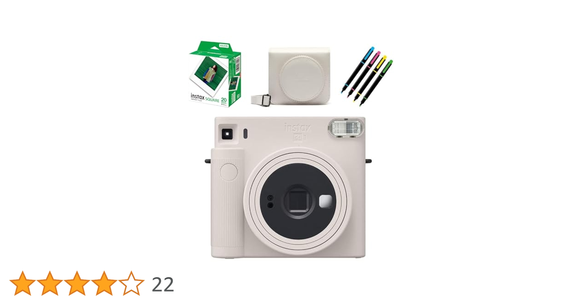 インスタックス　スクエア　SQ1 チョークホワイト　新品未使用品 Amazon | チェキスクエア instax SQUARE SQ1 チョークホワイト