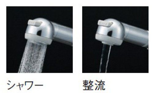 Amazon | 三栄 水栓金具 シングル1ホールスプレー混合栓