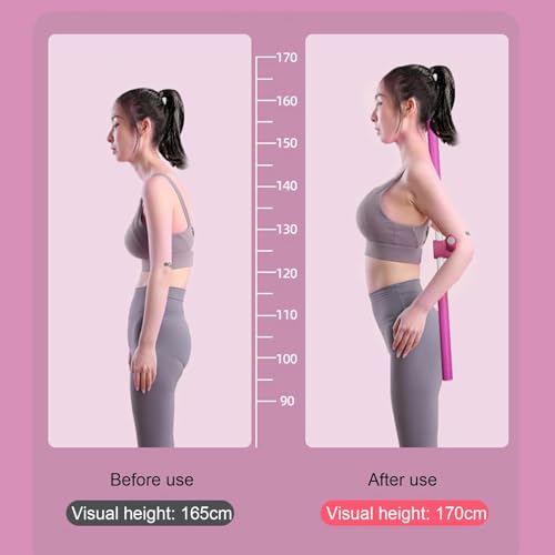 Correcteur de posture et outil d'étirement avec bâtons de yoga rétractables