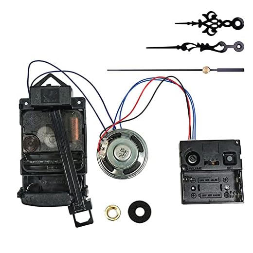 Quartz Pendulum Clock Movement Mechanism Repair Parts Replacement Kit Battery Powered Chime Music Box Wall Clock Movement Pendulum Clock