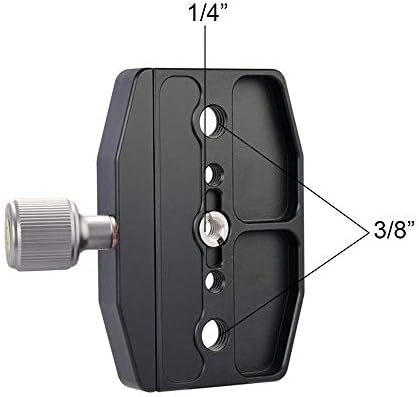 Fotoconic CL-90N Quick Release Clamp with arca Swiss clamp Plate Aluminum Alloy for Tripod or Monopod Compatible