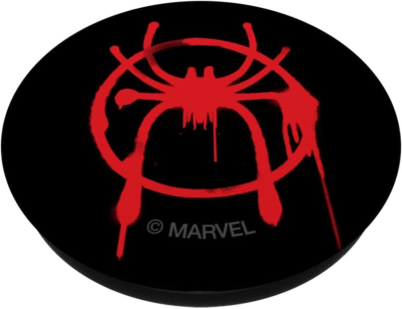 Marvel Spider-Man Into The Spider-Verse Red Icon PopSockets Adhesive PopGrip