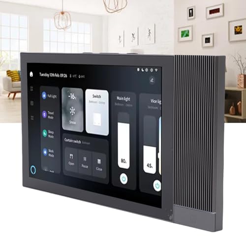 Image of GOWENIC Smart Home Control Panel, 8 Inch Touch Screen with Voice Control and, for Tuya Smart Life App, Wall Mounted Central Controller