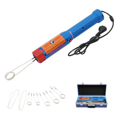 Induktionsheizgerät 1100W Induktionsheizgerät KFZ, Magnetisches Induktionsheizung-Set, 800℃ Induktions Heizgeräte Kfz mit 6 Heizspulen & Werkzeugkasten, zum Entfernen von Bolzen und Muttern