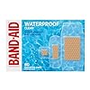 BAND-AID Brand Clear Waterproof Adhesive Bandages, Sterile First-Aid for Minor Wounds, Cuts & Scrapes, Clear Bandages with a Quilt-Aid Pad to Cushion Wounds, Assorted Sizes, 60 ct