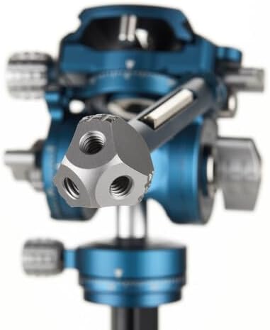 Miniatura 4 de Benro CyanBird Pro Kit de Trípode de Fibra de Carbono  Trípode de Viaje Ligero con Cabezal de Bola FS20PRO, Placa Arca-Swiss, Bloqueos Abatibles y