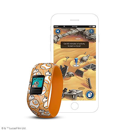 Garmin vívofit jr 2, Kids Fitness/Activity Tracker, Star Wars BB-8, 1-year Battery Life