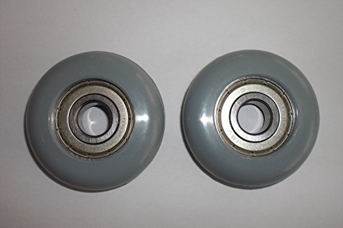 1 Paar Eckerttortechnik Garagentorrollen Aüßendurchmesser 52 mm Bohrung...