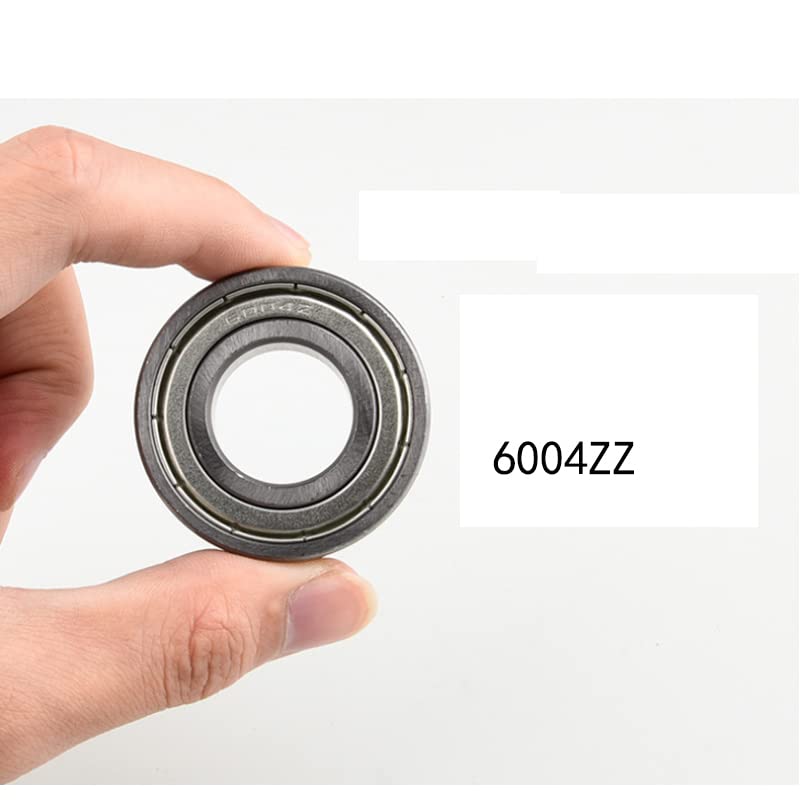 1Pcs 6004ZZ 6004RS 42X20X12mm Precision Bearing Deep Groove Ball Bearing for RC Models,Automotive Motorcycle,Electric Motors(6004ZZ)