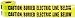 Underground Line Tape, Legend"Caution Buried Electric Line Below", 1000