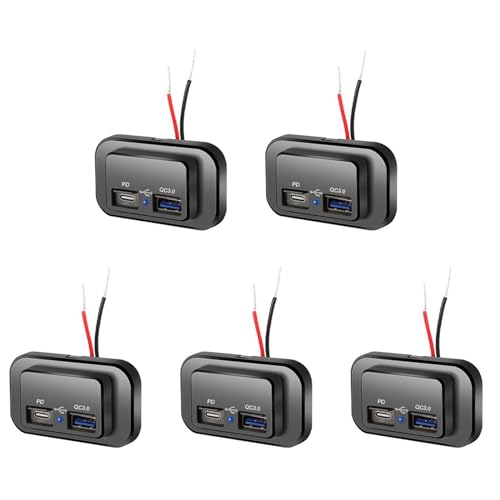 Chargeur de Voiture USB+PD multiprise 12V 24V pour camion et camping-car