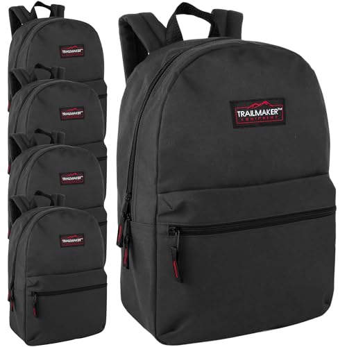 Trail maker 24 Pack 17 Inch Backpacks in Bulk Backpacks
